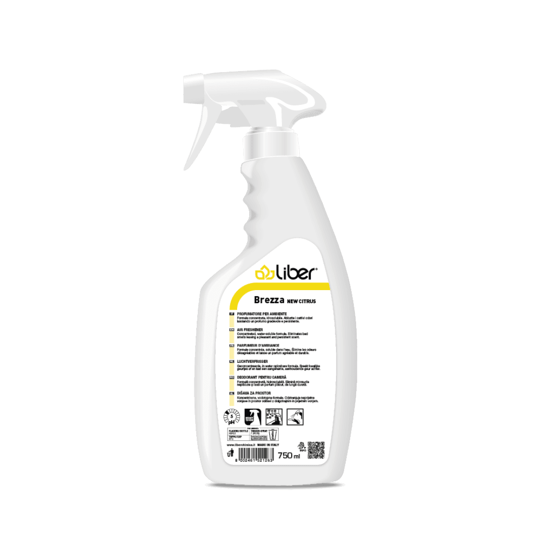 Odorizant si neutralizator de mirosuri,Brezza New Citrus, Liber