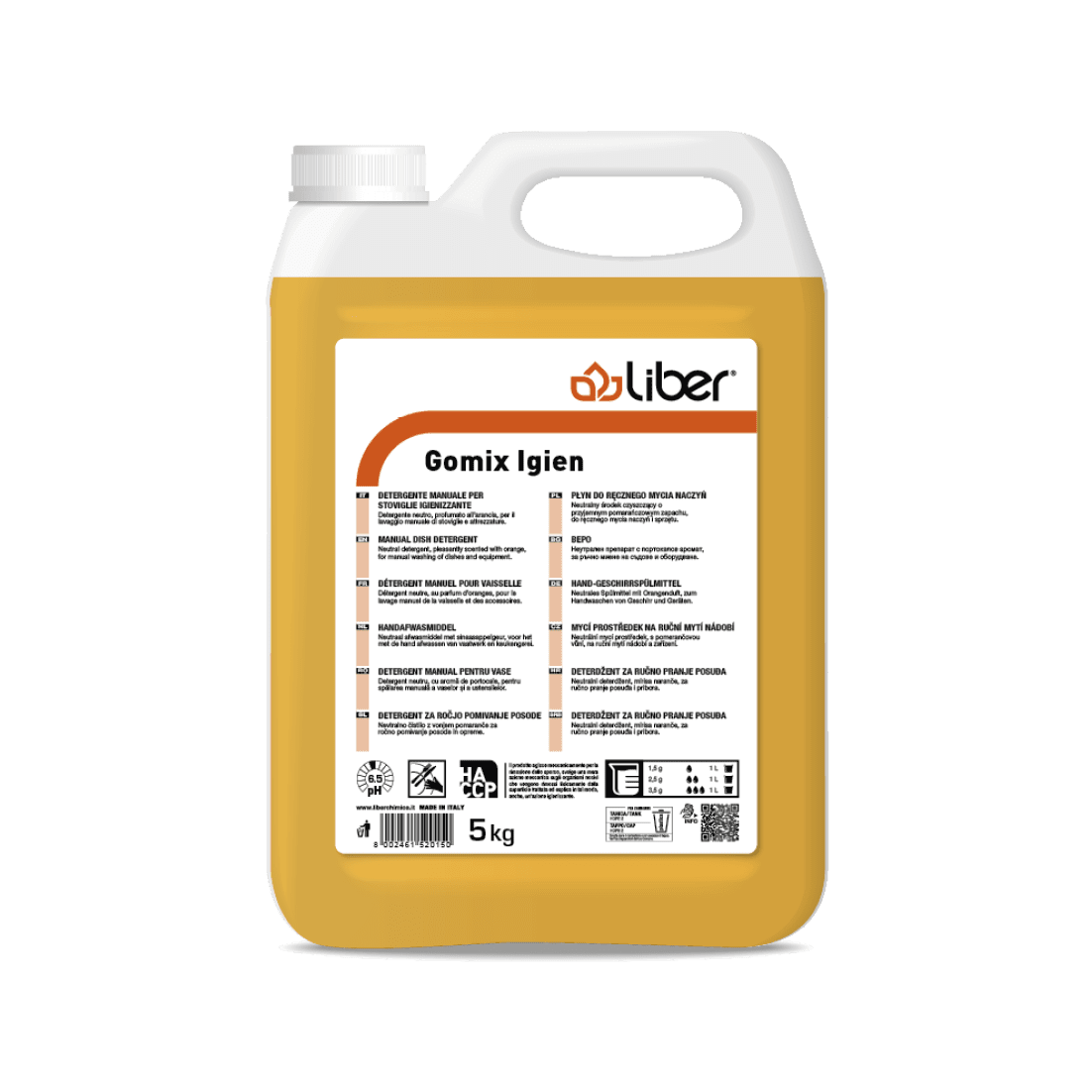 Detergent Manual de Vase, Gomix Igien, Liber