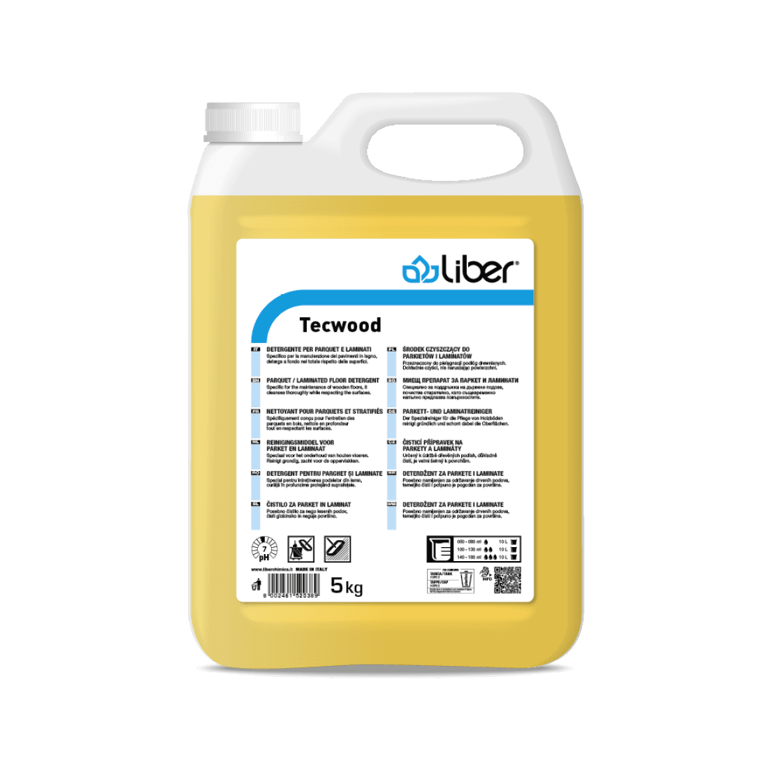 Detergent cu pH neutru pentru suprafete din lemn, Techwood, Liber