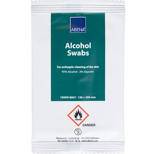 Servetele igienizante pe baza de alcool 50 buc/pac (clorhexidina), Abena