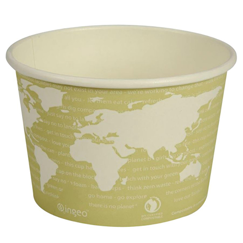 Bol supa biodegradabil World Art, 7.72cm, Ø11.45cm, Abena