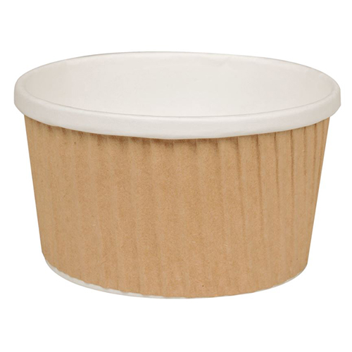 Bol supa biodegradabil Ripple Wrap Detpack 5.5cm, Ø9.8cm, Abena