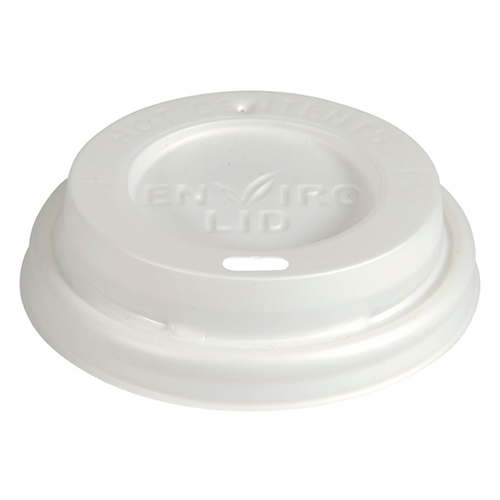 Capac biodegradabil pahar bauturi, Ø8cm, CPLA, Abena
