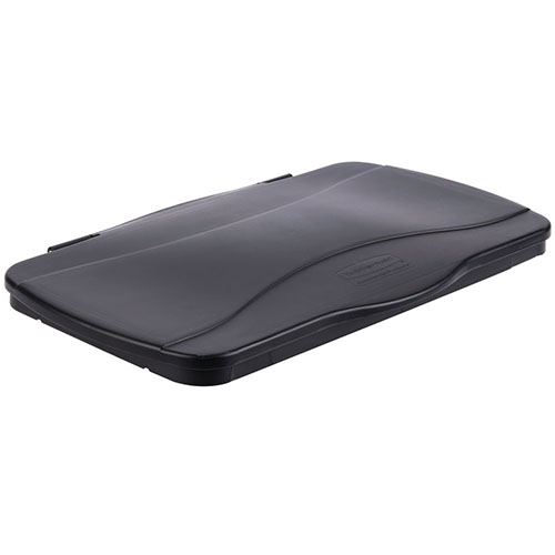 Capac cu balamale pentru containere Slim Jim 60 L/87 L, negru, Rubbermaid