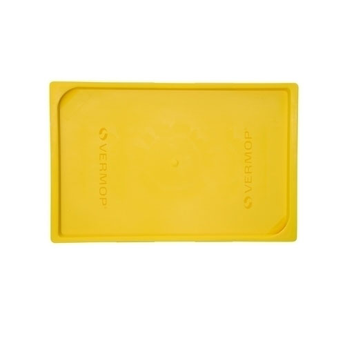 Capac etansabil (cutii 5 L/ 15 L/ 35 L) pentru carucioare curatenie/hoteliere Equipe, Vermop, antracit galben 