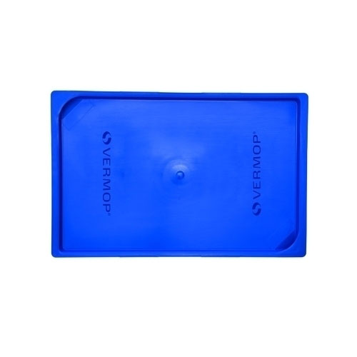 Capac etansabil (cutii 5 L/ 15 L/ 35 L) pentru carucioare curatenie/hoteliere Equipe, Vermop, albastru