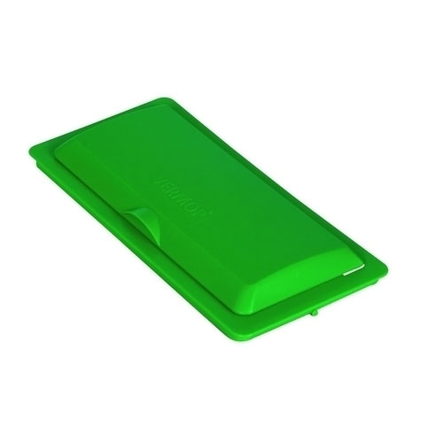 Capac galeata rectangulara 8 L, Vermop, albastru verde 