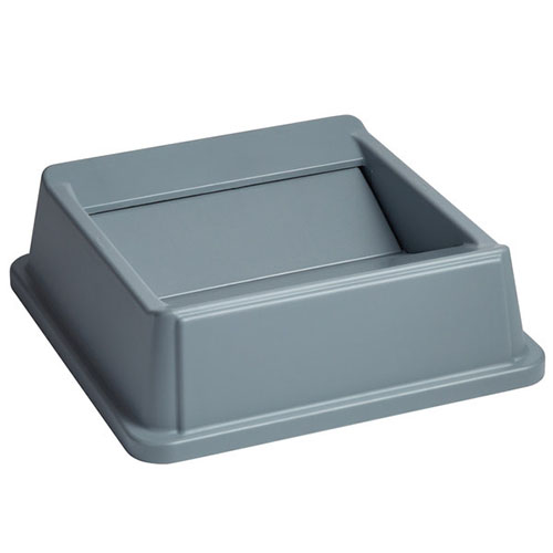 Capac Large Untouchable pentru container 132.5 L, gri, Rubbermaid
