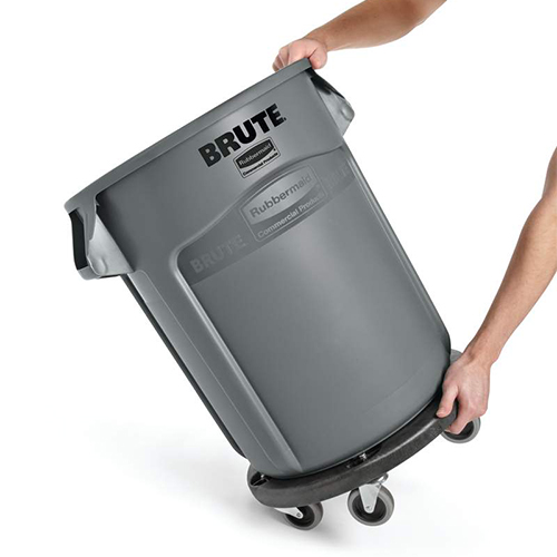 Carucior containere Brute 113.4 kg negru, Rubbermaid