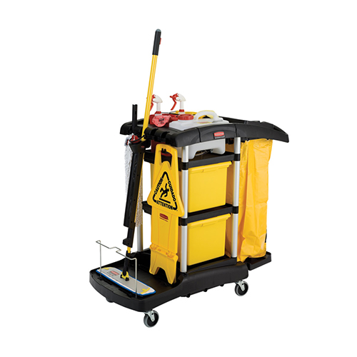 Carucior curatenie pe cod de culori, Rubbermaid