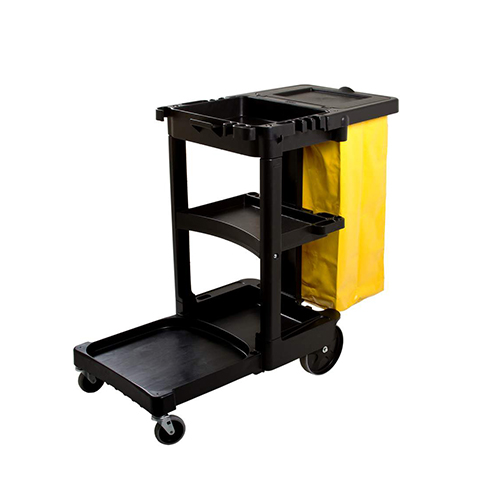 Carucior curatenie cu sac Janitor si doua roti pivotante, Rubbermaid