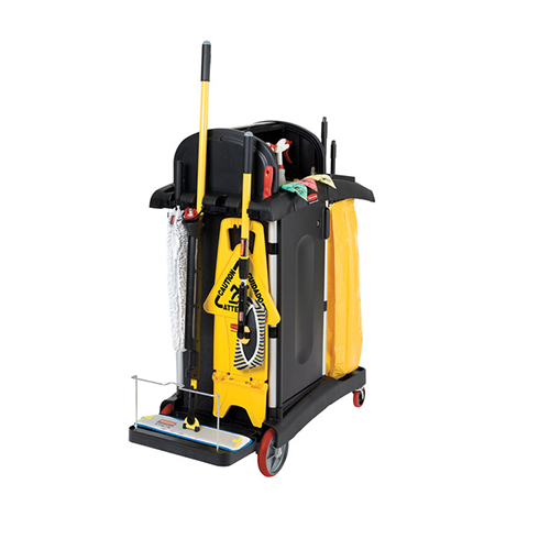 Carucior curatenie Hygen, negru, Rubbermaid