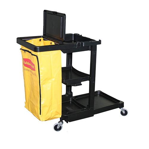 Carucior curatenie cu sac Janitor , Rubbermaid