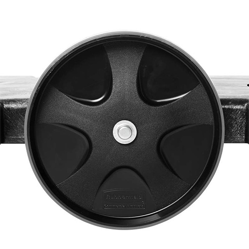 Carucior dublu pentru containere Brute, negru, Rubbermaid