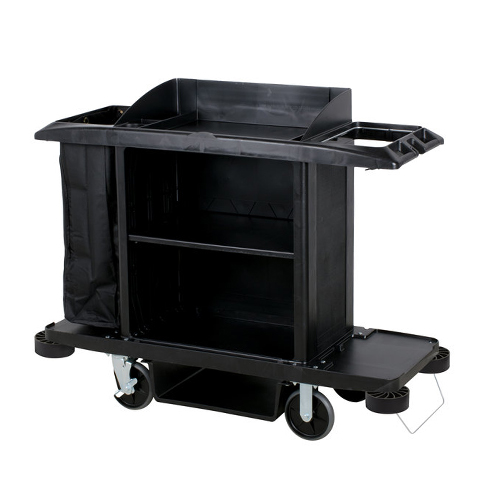 Carucior hotelier mare, negru, Rubbermaid