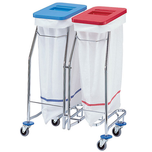 Carucior colectare lenjerie Meditrans double, Vermop