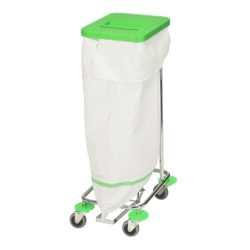 Carucior colectare lenjerie Meditrans single, Vermop, rosu verde 