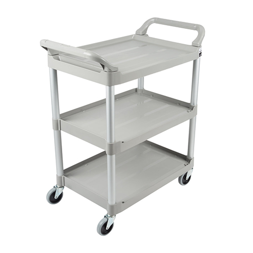 Carucior pentru servire Utility 90.7 kg, Rubbermaid platinat 