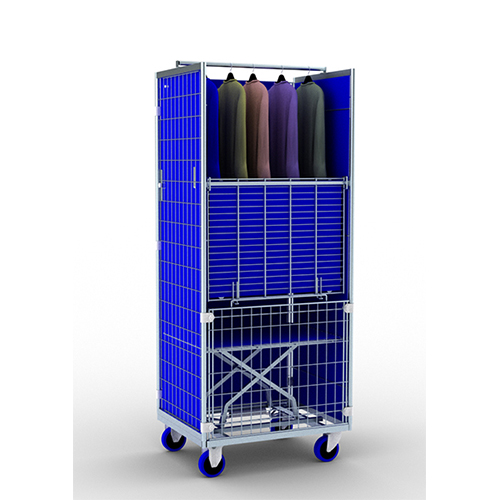 Carucior de transport pentru spalatorie textila 3 laturi, 50 x 100 mm T25, Picchi