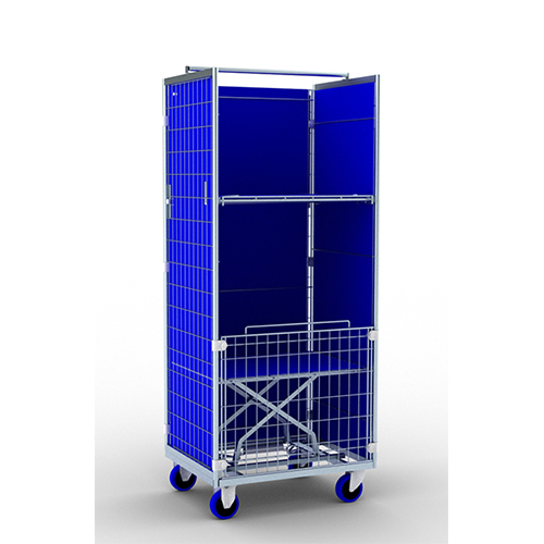Carucior de transport pentru spalatorie textila 3 laturi, 50 x 100 mm T25, Picchi