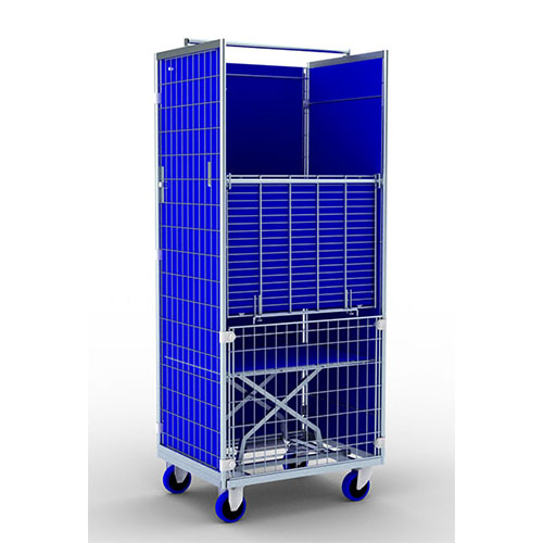 Carucior de transport pentru spalatorie textila 3 laturi, 50 x 100 mm T25, Picchi
