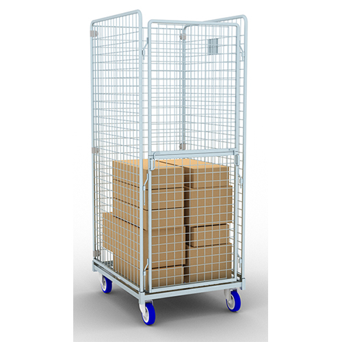 Carucior transport lenjerie cu 4 laturi, 700 x 800 x 1800 mm T20, Picchi