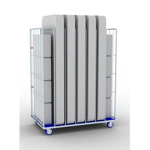 Carucior transport saltele pentru spalatorie industriala 1435 x 800 x 1800, Picchi