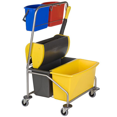 Carucior curatenie Twixter, inox, Vermop