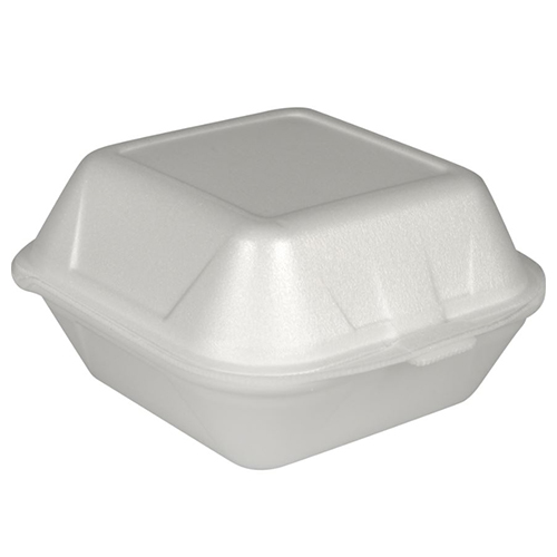 Casoleta rectangulara pentru burger XPS 13.5 x 12.5 x 7cm, Abena