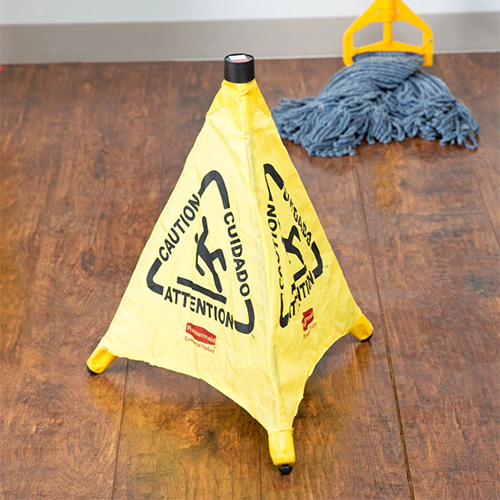 Con pop-up multilingv avertizare 50 cm, Rubbermaid
