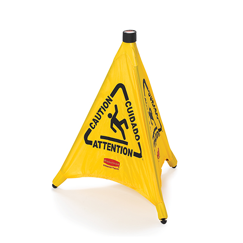 Con pop-up multilingv avertizare 50 cm, Rubbermaid