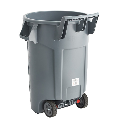 Container Brute cu roti de transport 166.5 L, gri, Rubbermaid