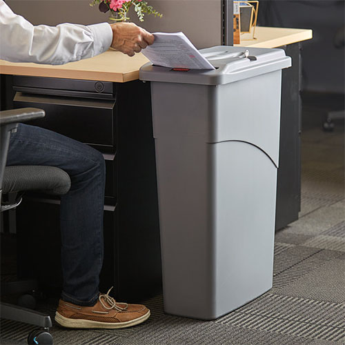 Container Slim Jim/Confidential Combo 87 L, gri, Rubbermaid