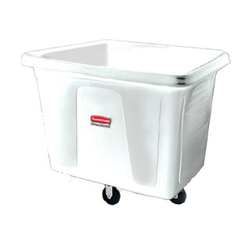 Container industrial pe roti Cube Truck, 0.2 M3, alb, Rubbermaid