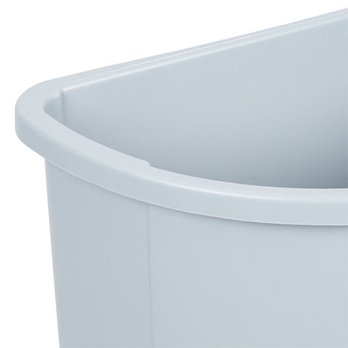 Container semi-rotund 79.5 L, gri, Rubbermaid