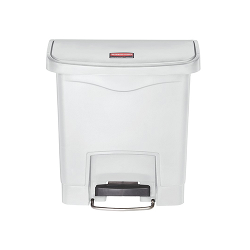 Container Slim Jim Step-On/Front Step 15 L - Rubbbermaid alb 