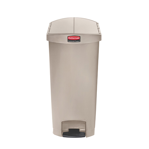 Container Slim Jim Step-On/End Step 68 L, bej, Rubbermaid