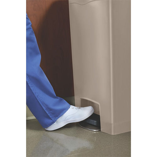 Container Slim Jim Step-On/Front Step 50 L, Rubbermaid