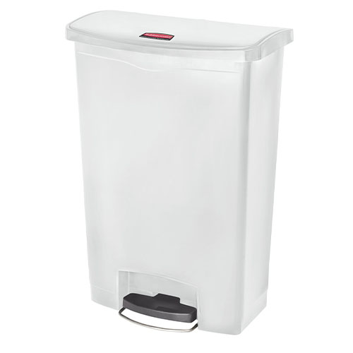 Container Slim Jim Step-On/Front Step 30 L, Rubbermaid alb 