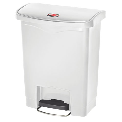 Container Slim Jim Step-On/Front Step 50 L, Rubbermaid alb 