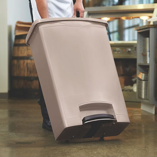 Container Slim Jim Step-On/Front Step 90 L , Rubbermaid