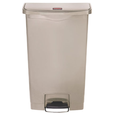 Container Slim Jim Step-On/Front Step 68 L, Rubbermaid