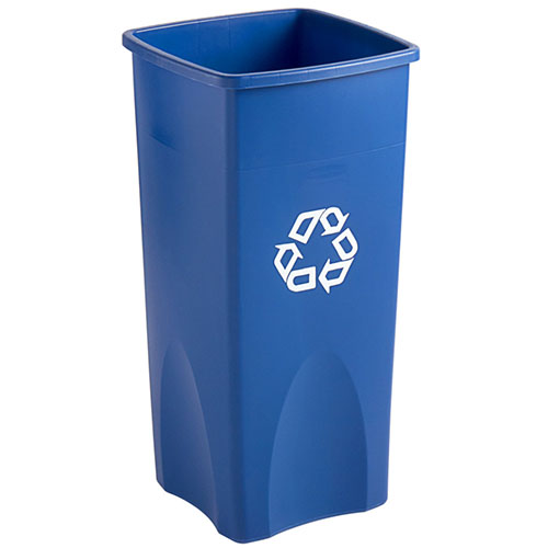 Container Untouchable reciclare deseuri 87 L, albastru, Rubbermaid