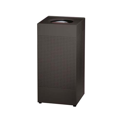 Cos de gunoi Silhoutte 60 L, inox/negru, Rubbermaid