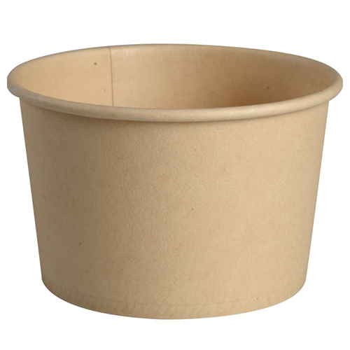 Cupa biodegradabila pentru inghetata-desert 4.6cm, Ø7.9cm, 140 ml, Abena
