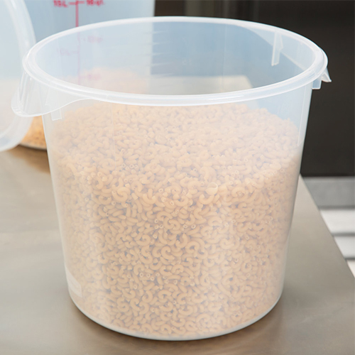 Cutie depozitare alimente rotunda 17 L, transparenta, Rubbermaid