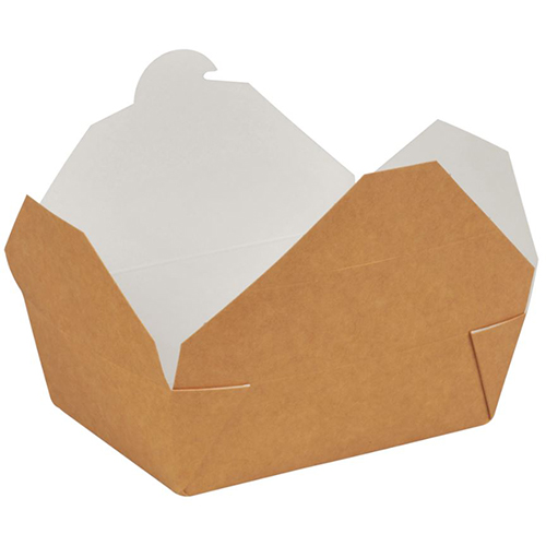 Cutie take away kraft biodegradabilla 14 x 10 x 5 cm 750 ml, Abena