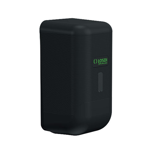 Dispenser automat sapun lichid 1100 ml, Losdi, alb negru mat 