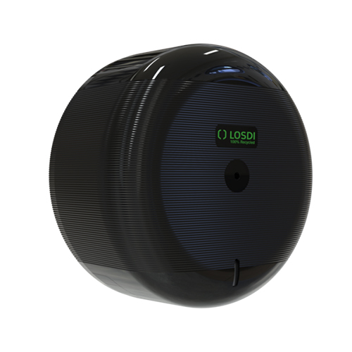 Dispenser hartie igienica cu derulare centrala ABS, Losdi, alb negru 
