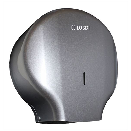 Dispenser hartie igienica rola mini jumbo, Losdi, transparent gri 